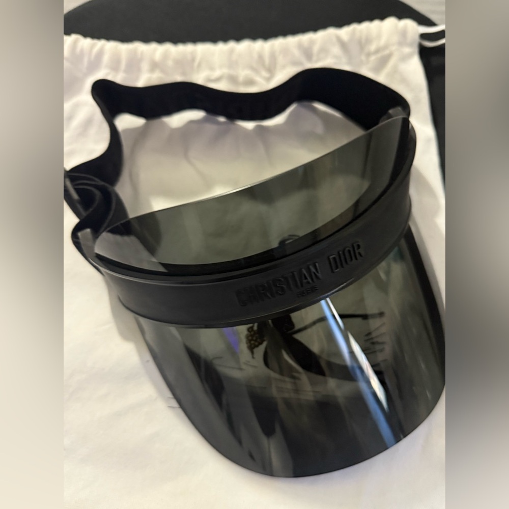 Dior Black Visor Hat